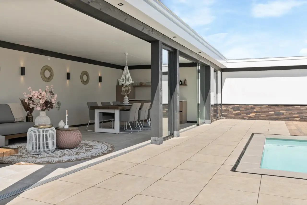 Luxe tuin met zwembad wellness emmerich art verde 07